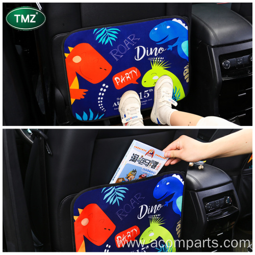 Cartoon Kick Mat Cover Car Anti-Kick Mats